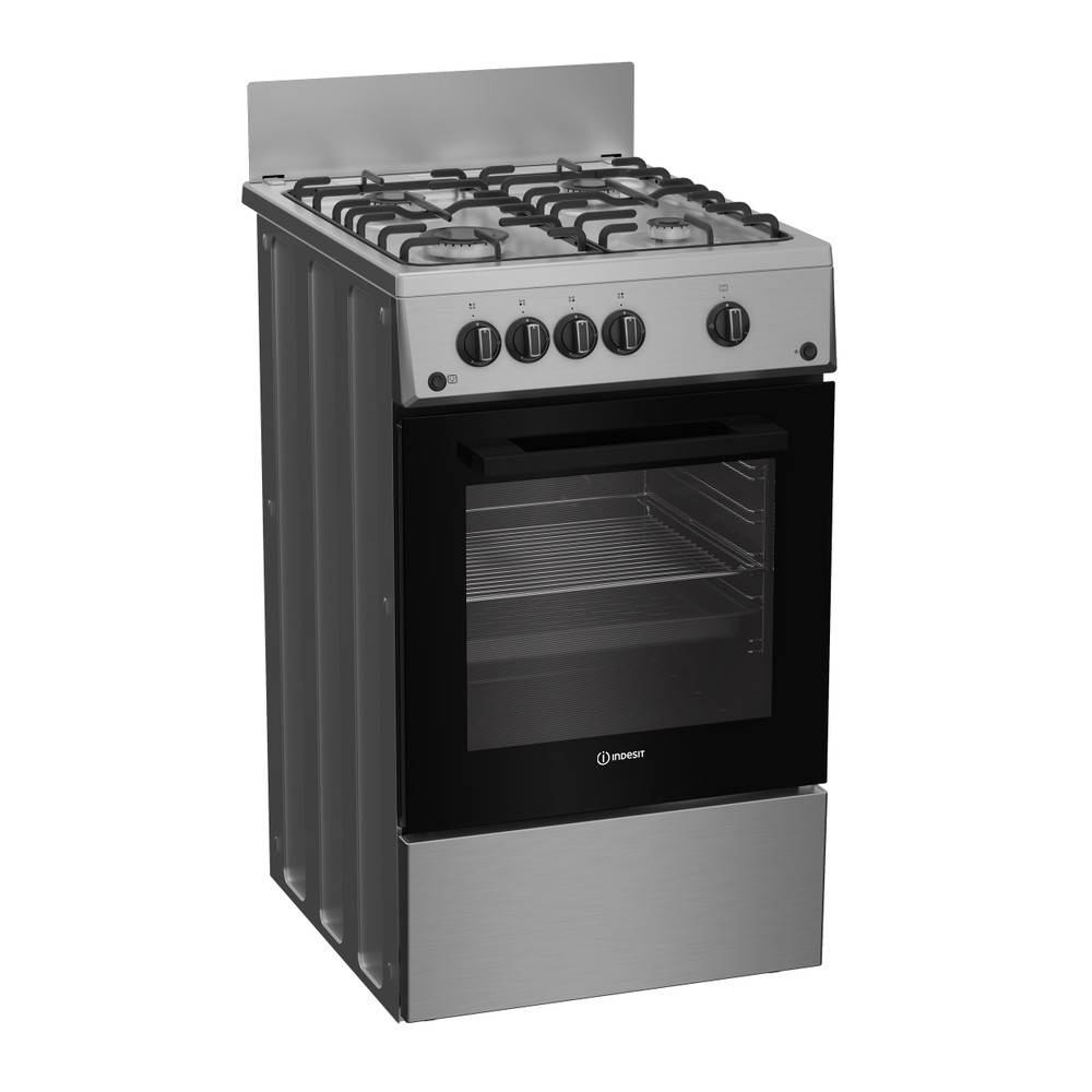 Indesit Pliit I5G1KMS Hõbe Gaas Perspective