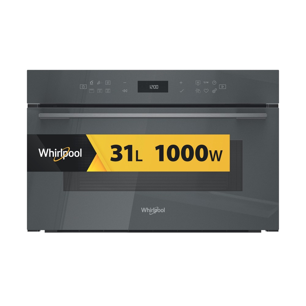 Whirlpool Mikrovlnná rúra Vstavané WMD7O4TSG Stardust grey glossy Elektronické 31 Mikrovlny + Gril 1000 Frontal