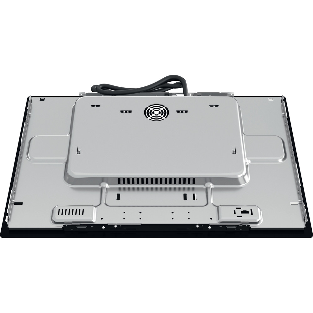 Whirlpool Spishäll WF S5077 NE/IXL Black Induction vitroceramic Back / Lateral