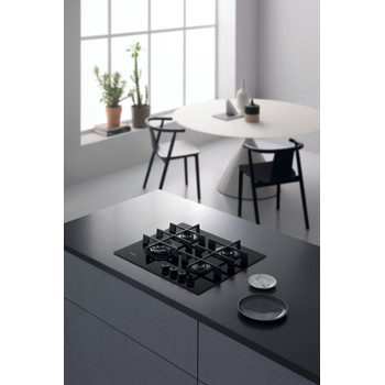 Whirlpool Hob GOWL 628/NB Black Gas Lifestyle perspective