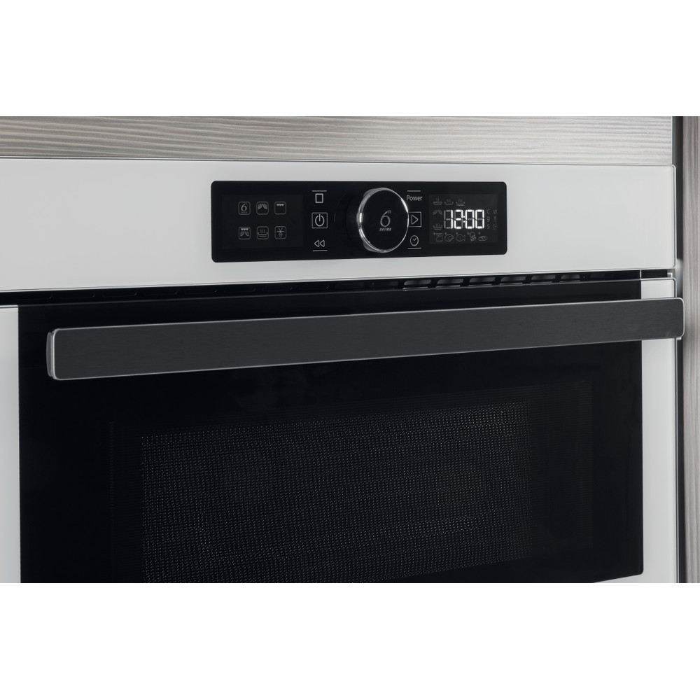Whirlpool Мікрохвильова піч Вбудований (-а) AMW 730/WH Білий Електронне 31 Мікрохвильова піч з функцією гриль 1000 Lifestyle control panel
