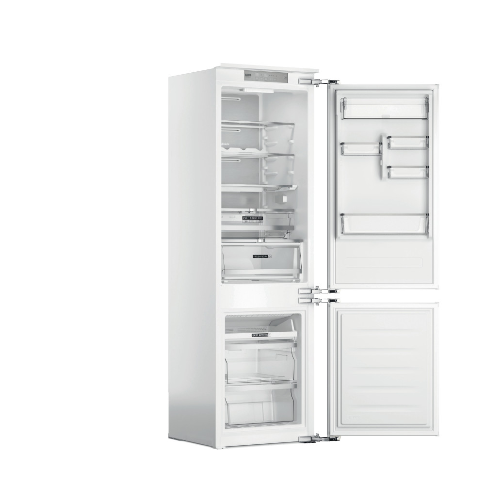 Bauknecht Combiné réfrigérateur congélateur Encastrable KGITN 18MMF3 Blanc 2 doors Perspective open