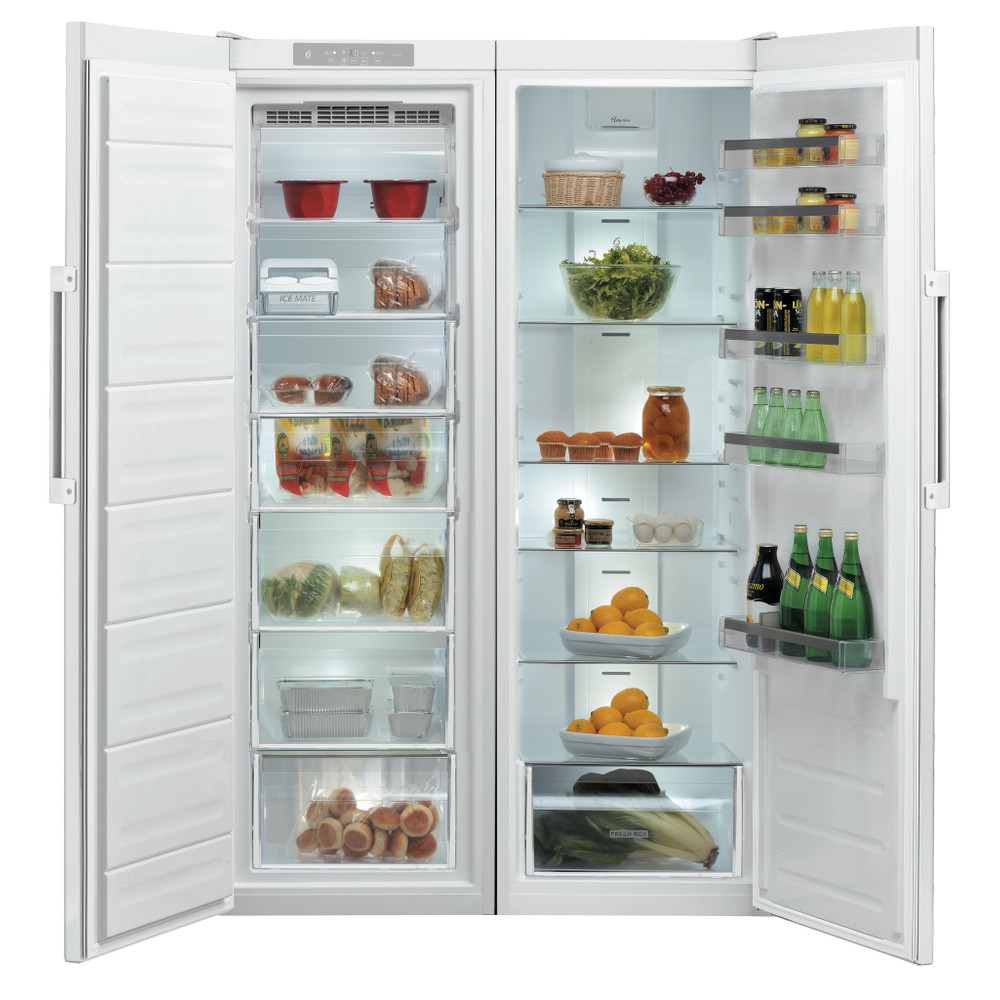 Whirlpool Koelkast Vrijstaand SW8 AM2Q W 2 Global wit Frontal open
