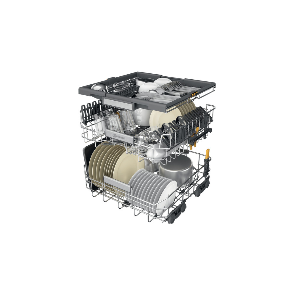 Bauknecht Opvaskemaskine Indbygget B7U HS51 X Underbygget B Technical Translucent