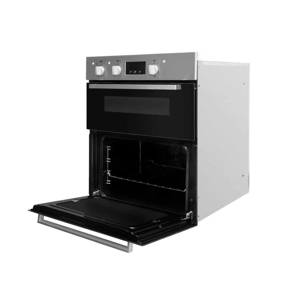 Indesit Double oven IDU 6340 IX Inox B Perspective open