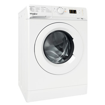 Whirlpool Lave-linge Pose-libre WMTA 6101 NA Blanc Front loader A++ Perspective