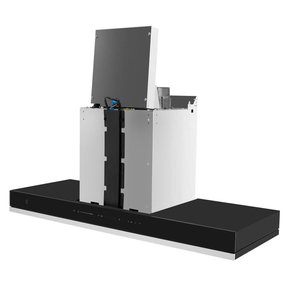 Whirlpool Campana Encastre WHSS 90F L T C K Negro Wall-mounted Electrónico Back / Lateral