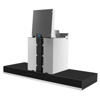 Whirlpool Exaustor Encastre WHSS 90F L T C K Preto Wall-mounted Eletrónico Back / Lateral