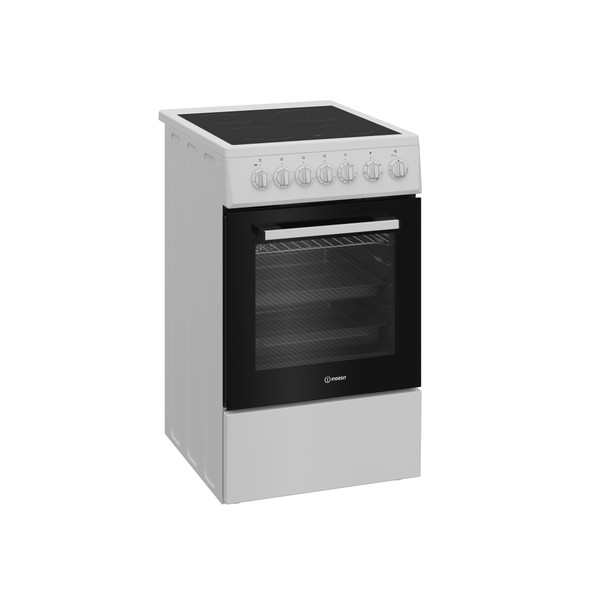 Indesit Plīts IS5V5GSW/P Balts Elektriskā Perspective