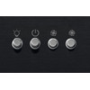 Indesit Exaustor Encastre IHBS63FLMK Preto Encastre Mecânico Control panel