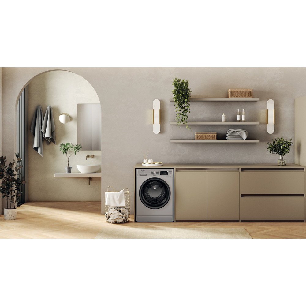 Whirlpool Lavadora Libre instalación FFB 8489 SBV SPT Plata Cargador frontal A Lifestyle frontal
