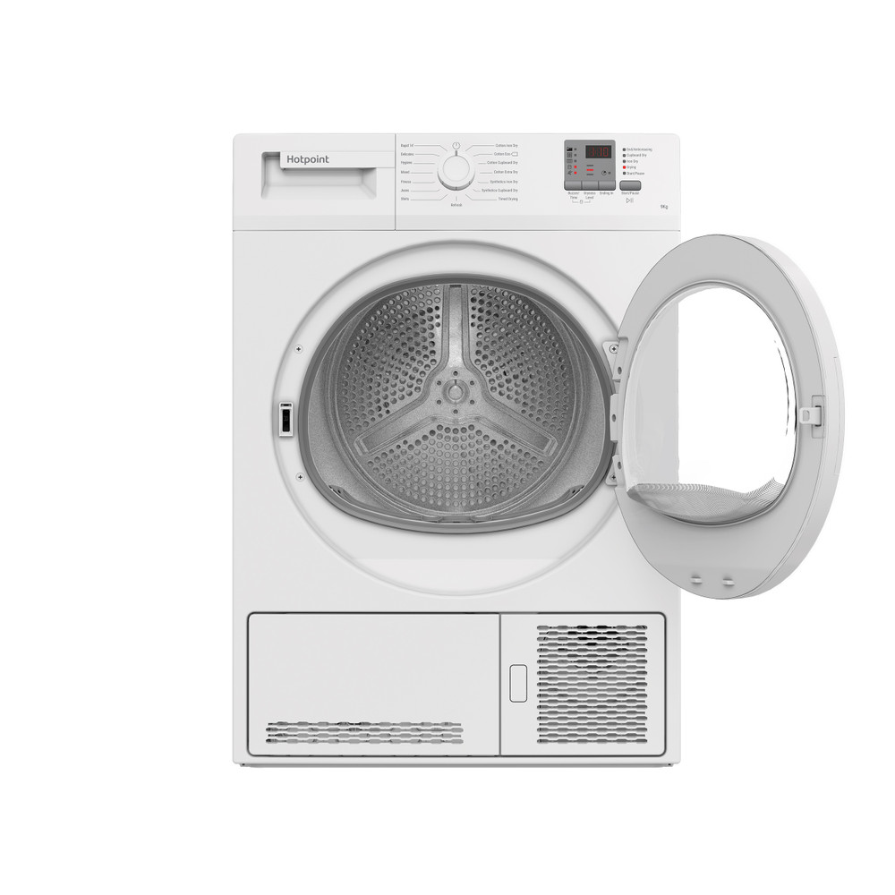 Hotpoint Dryer C HD C92 WWGD UK White Frontal open