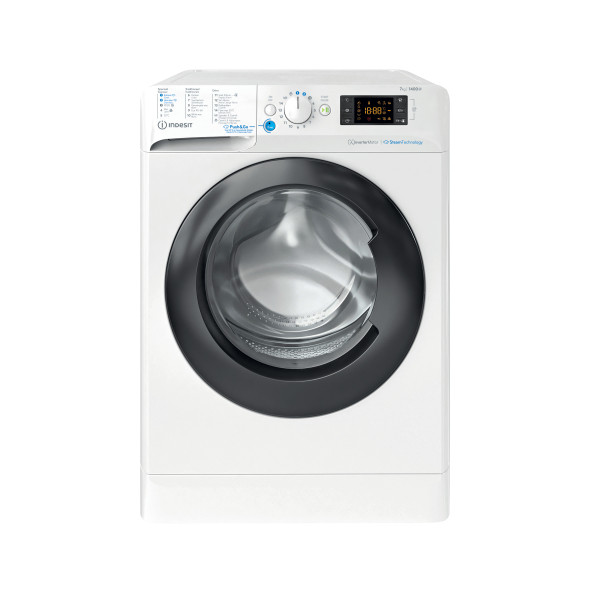 Indesit Lave-linge Pose-libre BWEBE 71496X WKV Blanc Frontal A Frontal