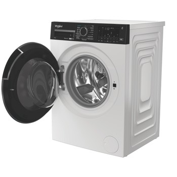 Whirlpool Wasdroger Vrijstaand WPD 0649W ADS BE Wit Voorlader Perspective open