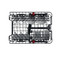 Whirlpool Astianpesukone Kalusteisiin sijoitettava WSIO 3T223 PE X Full-integrated E Frontal