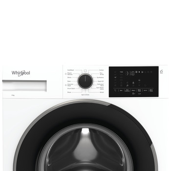 Whirlpool Vaskemaskin Frittstående WSPM 86WB EE Hvit Front loader A Control panel