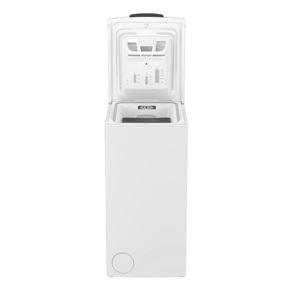 Indesit Pračka Volně stojící TI5512EGMTCS Bílá Vrchem plněná B Frontal open