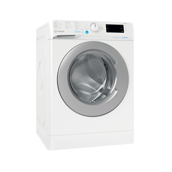 Indesit Perilica za rublje Samostojeći BWE 81484X WS EE N Bijela Prednje punjenje C Perspective