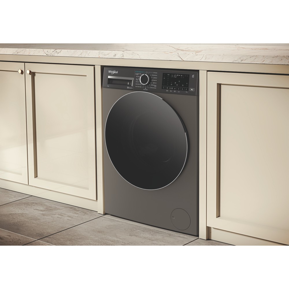 Whirlpool Maşină de spălat rufe Independent WAM 99GBC EE Manhattan Grey Încărcare frontală A Lifestyle perspective