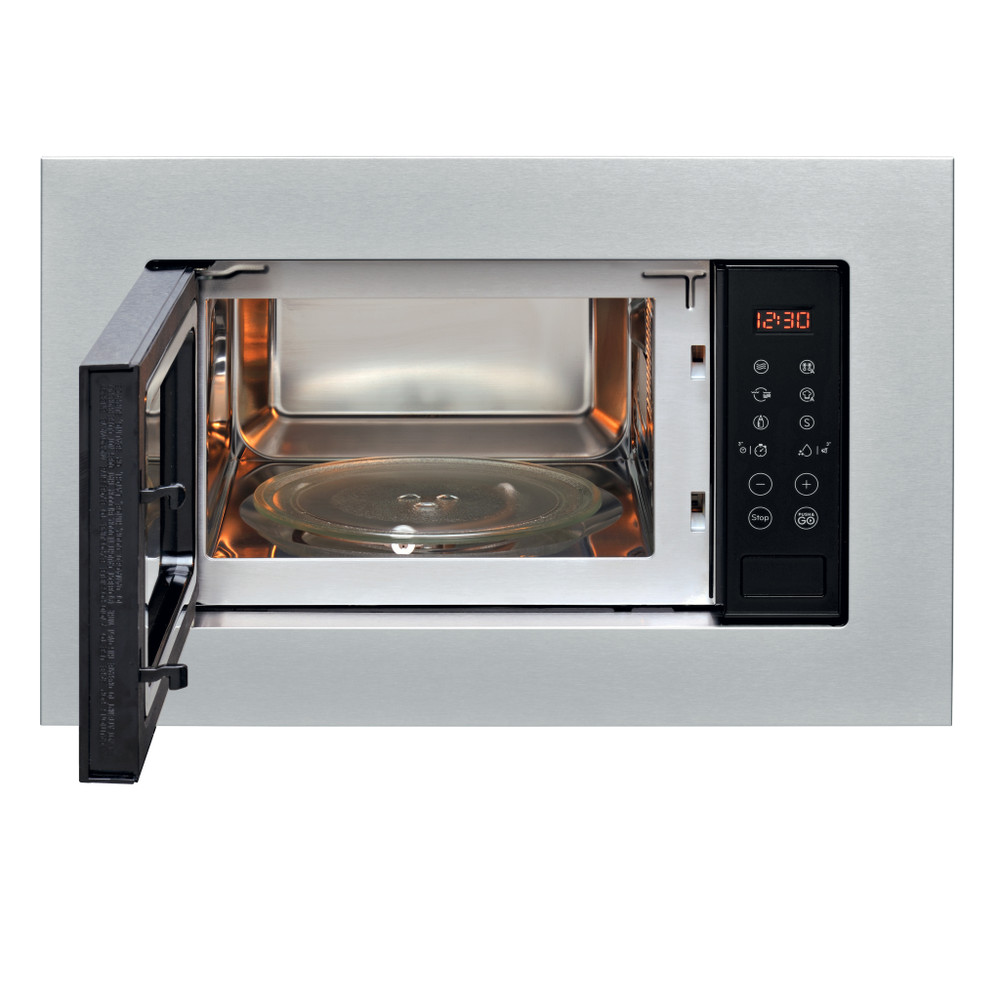 Indesit Microwave Built-in MWI 120 GX UK Stainless steel Electronic 20 MW+Grill function 800 Frontal open