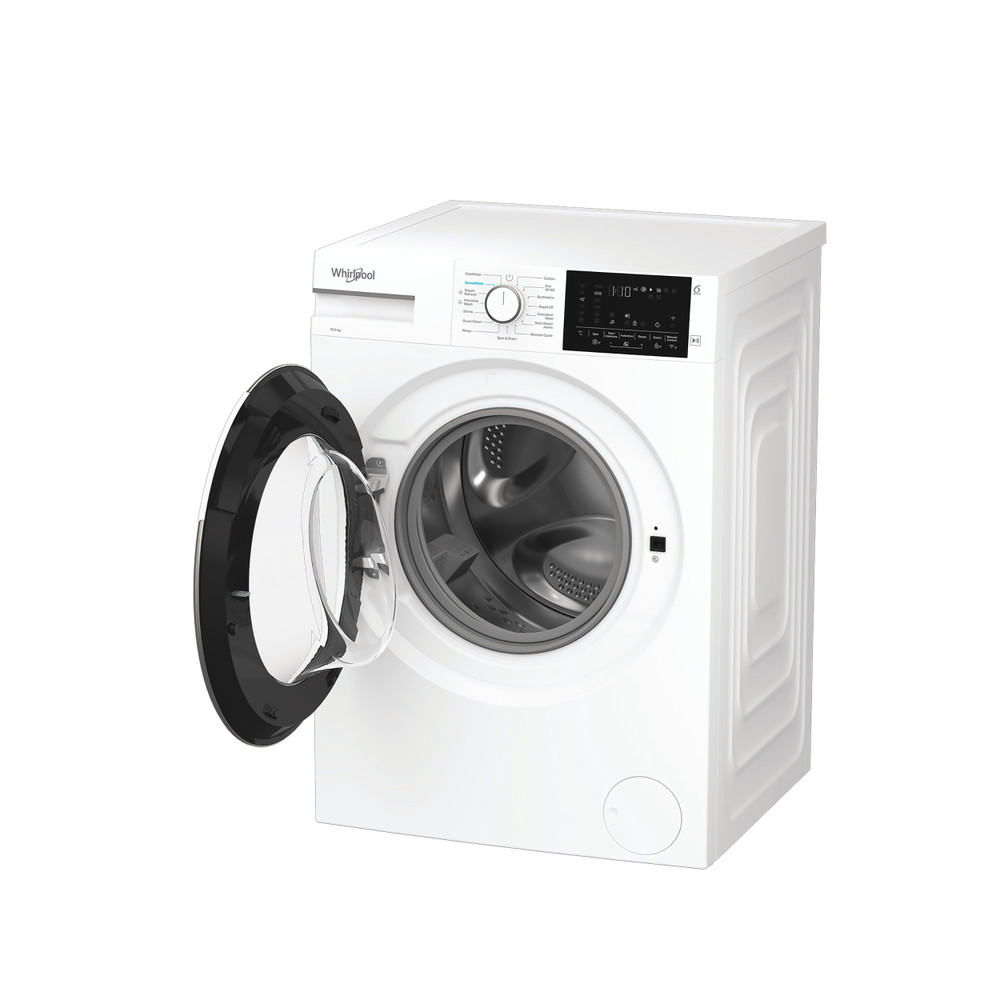Whirlpool Tvättmaskin Fristående SM 06W EE White Front loader A Perspective open