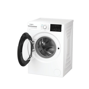 Whirlpool Tvättmaskin Fristående SM 06W EE White Front loader A Perspective open