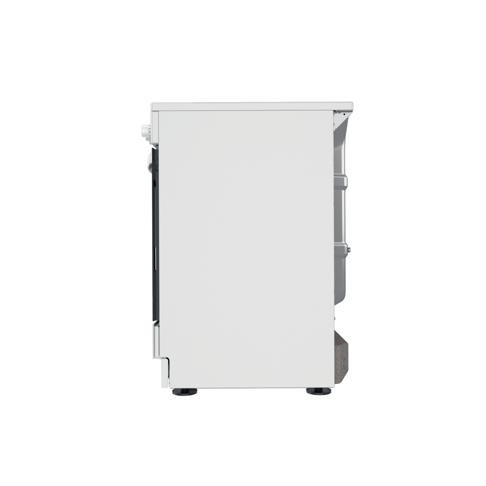 „Indesit“ Viryklė IS67V8CHW/E Balta Electrical Back / Lateral