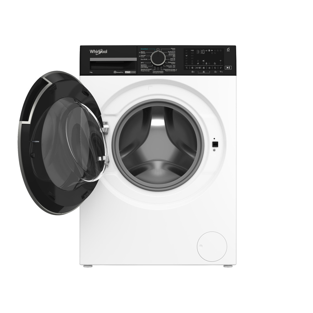 Whirlpool Lave-linge Pose-libre WPM 911W ADS BE Blanc Frontal A Frontal open