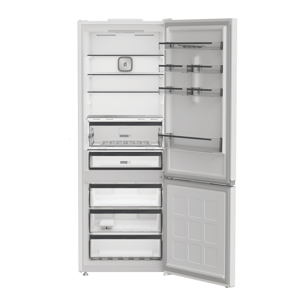 Whirlpool Kombinovaná chladnička s mrazničkou Volně stojící WHK2 6493 W5E Bílá 2 doors Frontal open