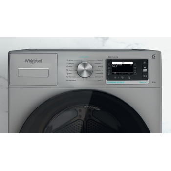 Whirlpool Sušička W7 D93SB EE Stříbrná Lifestyle control panel