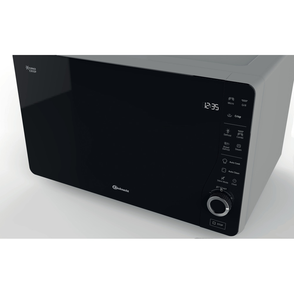 Bauknecht Four micro-ondes Appareil à pose libre MW 427 SL CH Argent Electronique 25 Micro-ondes+ Grill 800 Lifestyle detail