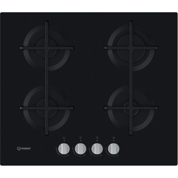 Indesit Placa ING 61T/BK Preto Gás Frontal