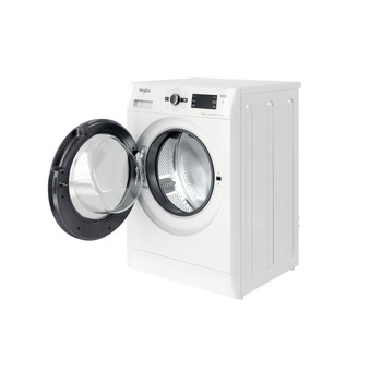 Whirlpool Lavadora secadora Libre instalación FWDG 961483 WBV SPT N Blanco Cargador frontal Perspective open