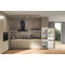 Whirlpool Kühl- / Gefrierkombination Einbaugerät WNBB18SP32R Weiss 2 Türen Perspective open