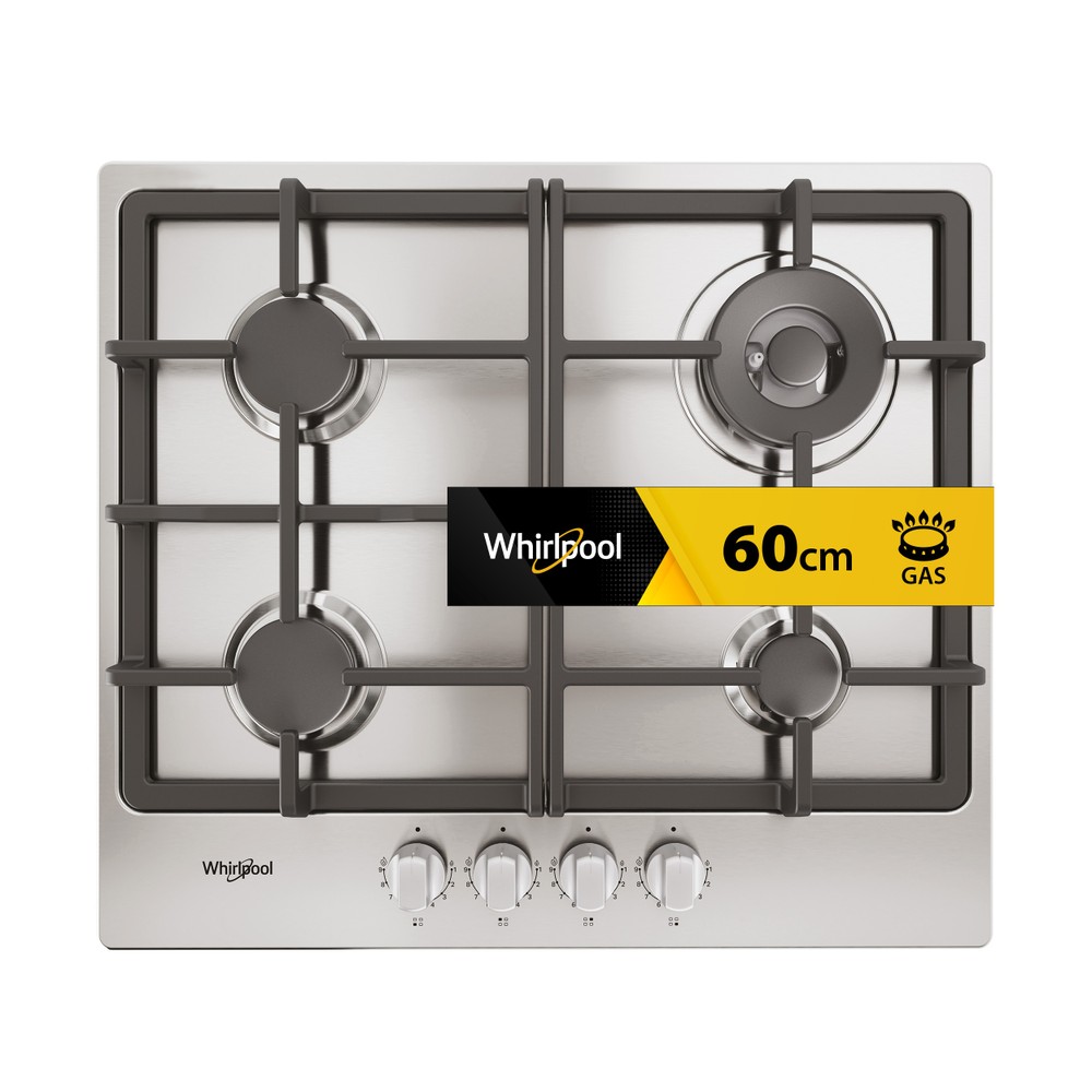 Whirlpool Varná deska TGML 661 IX R Nerez Plynová Frontal