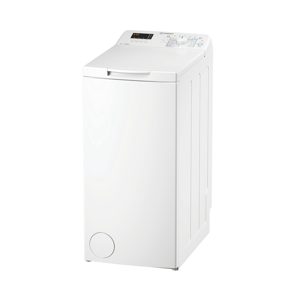 Indesit Pračka Volně stojící BTW S50400 EU/N Bílá Vrchem plněná C Perspective