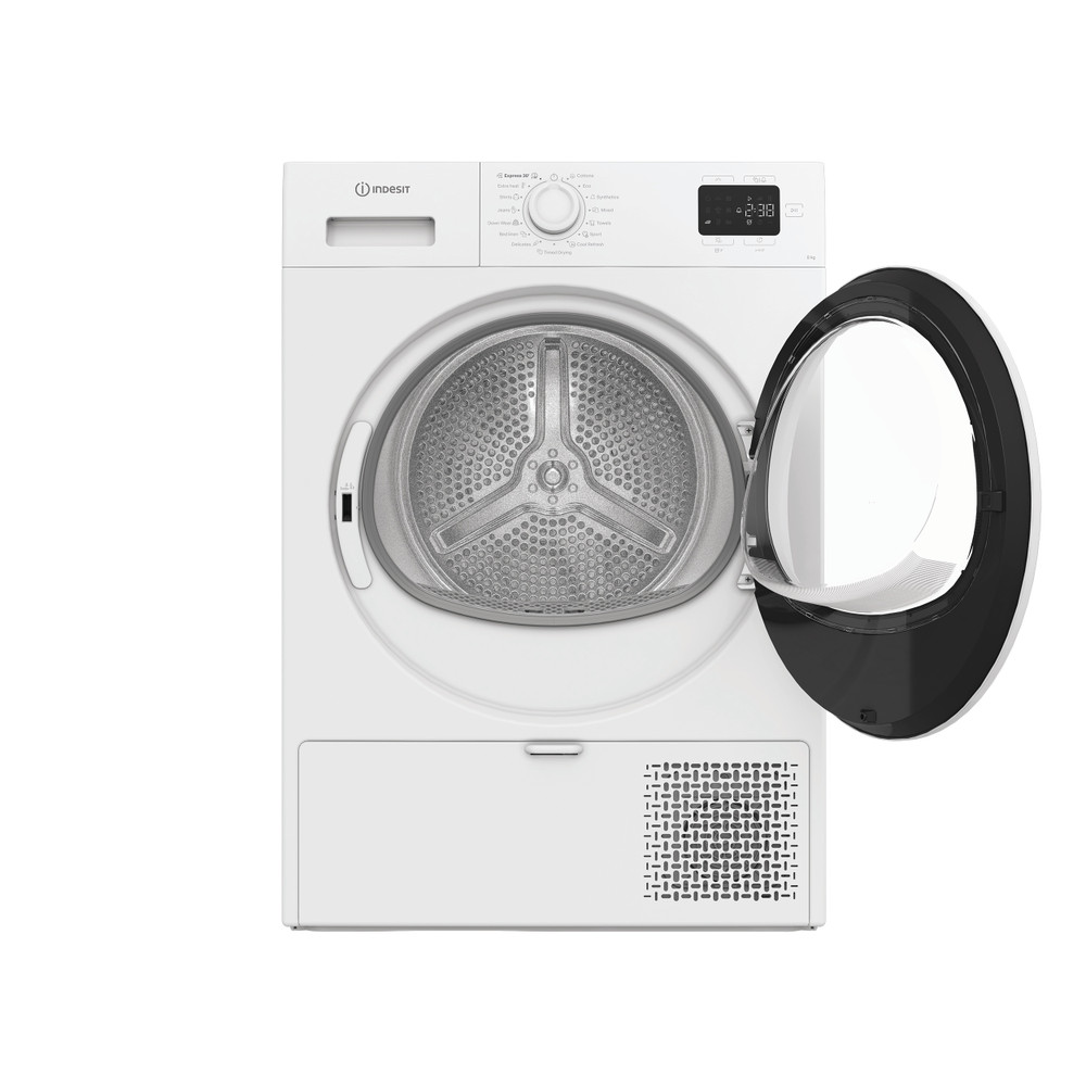 Indesit Sèche-linge C YSD 83D WW EE Blanc Frontal open