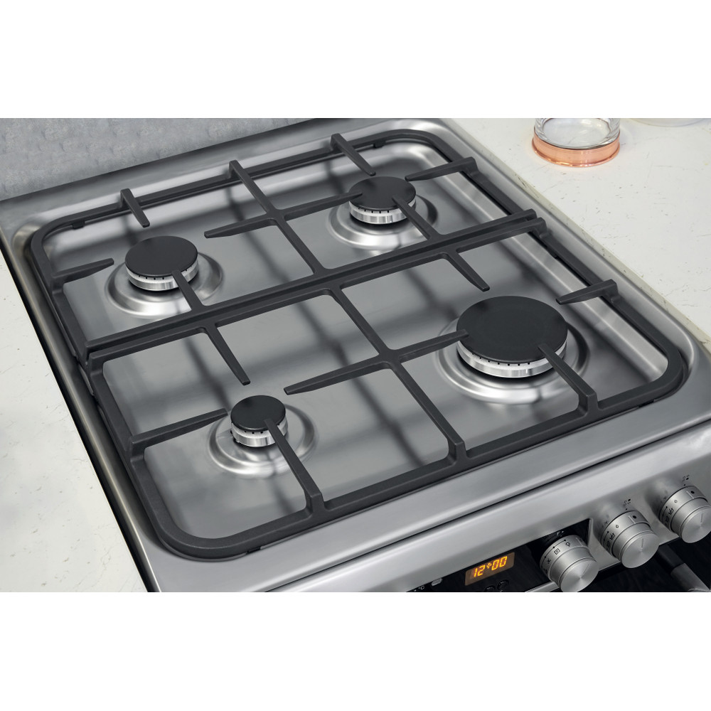 Whirlpool Tűzhely WS5G8CHX/E Inox Gáz Lifestyle perspective