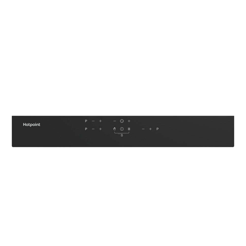 Hotpoint Encimera HS Q3260 NE Negro Induction vitroceramic Control panel