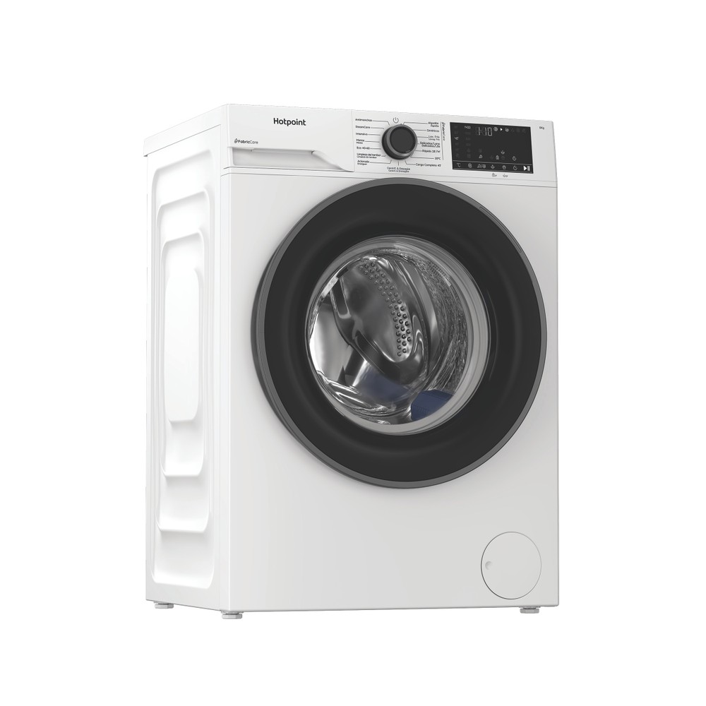 Hotpoint Lavadora Libre instalación HB 83 CARE SPT Blanco Cargador frontal A Perspective