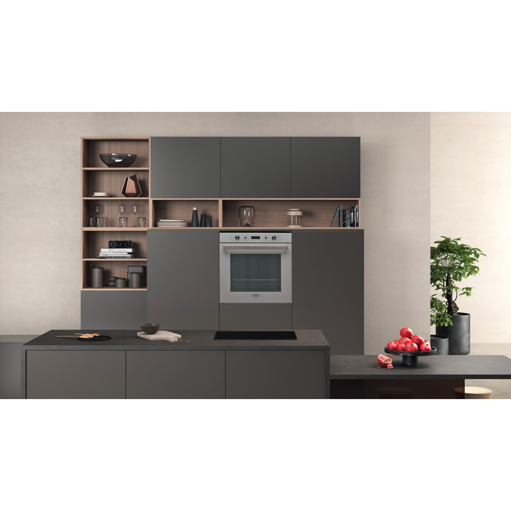 Hotpoint_Ariston Cuptor Încorporabil FI7 861 SH WH HA Electric A + Lifestyle frontal
