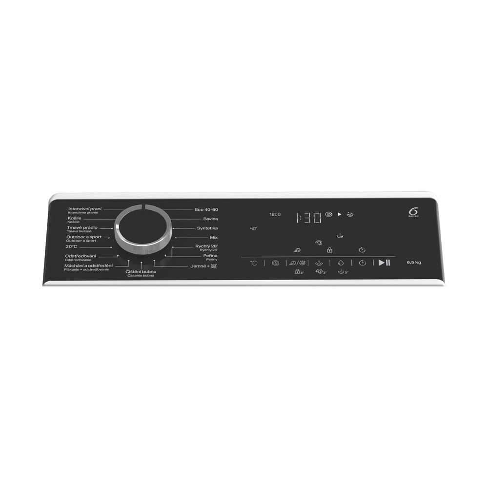 Whirlpool Pračka Volně stojící TW6522DBFCCS Bílá Vrchem plněná B Program