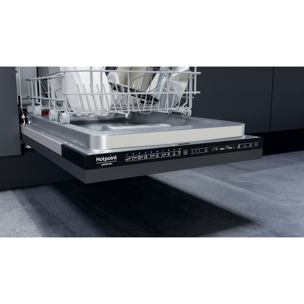 Hotpoint_Ariston Zmywarka Zabudowa HSIP 4O21 WFE W pełni zintegrowany E Lifestyle control panel