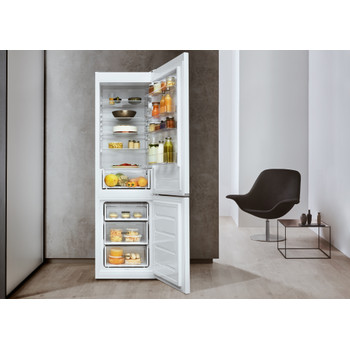 Whirlpool Kombinirani hladnjak Samostojeći W5 911E W 1 Bijela 2 doors Lifestyle frontal open