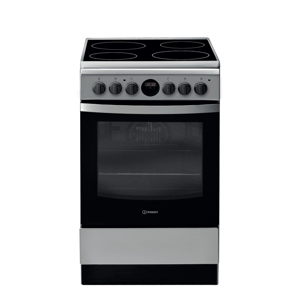 Indesit Cucina con forno a doppia cavità IS5V8CHX/E Inox Elettrico Frontal