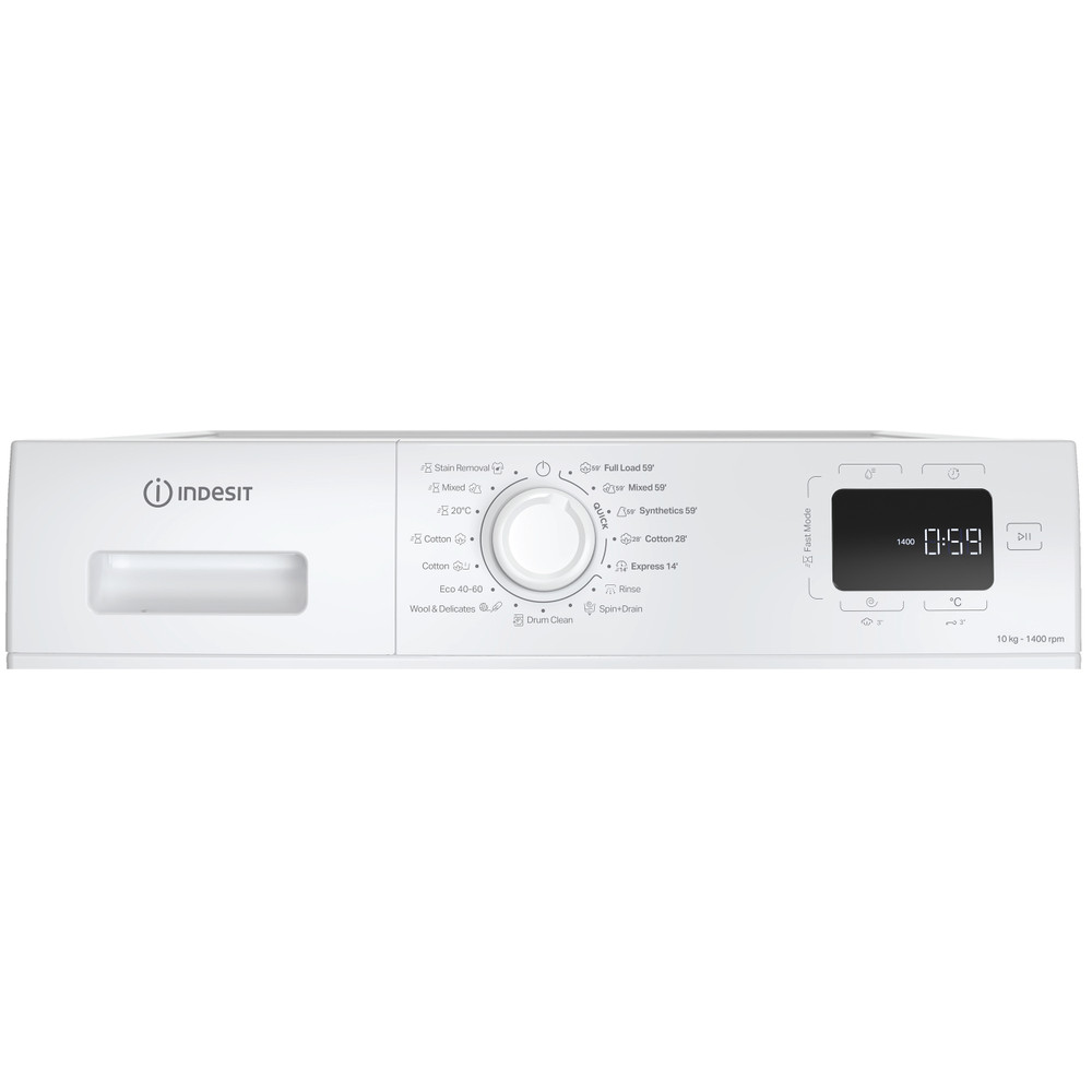 Indesit Πλυντήριο ρούχων Ελεύθερο IM 1064B MY TIME EE Λευκό Front loader A Program