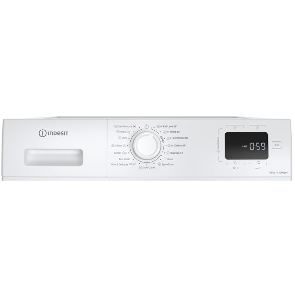 Indesit Πλυντήριο ρούχων Ελεύθερο IM 1064B MY TIME EE Λευκό Front loader A Program