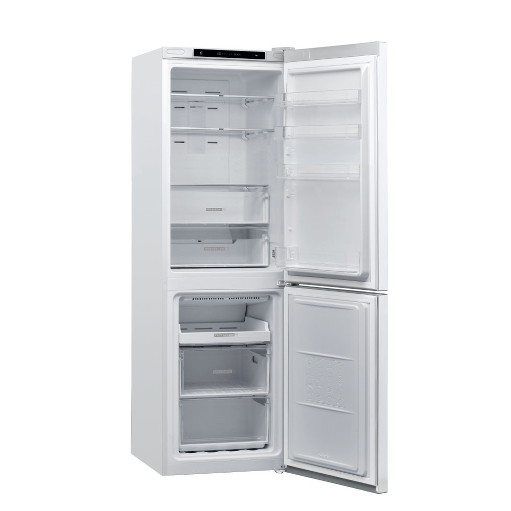 Whirlpool Kombinirani hladnjak Samostojeći W7 811I W Bijela 2 doors Perspective open