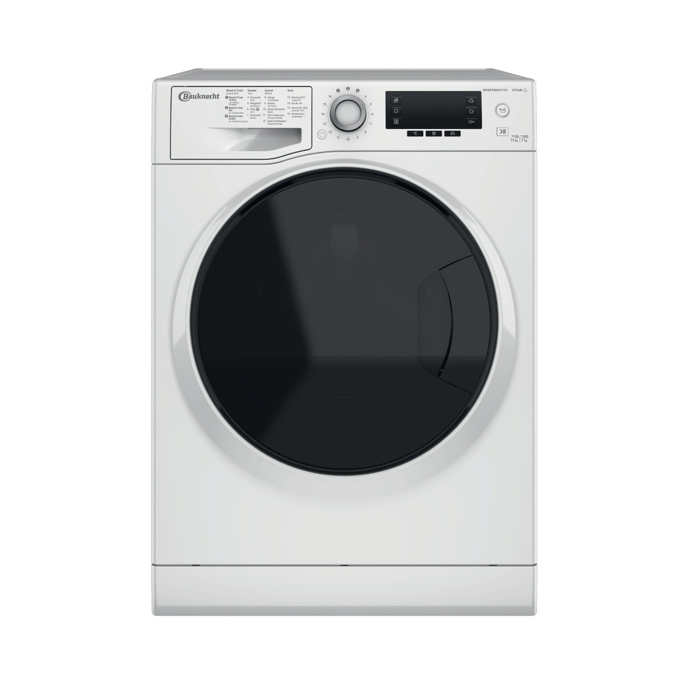 Bauknecht Lavante-séchante Appareil à pose libre WATR 117260 N Blanc Chargeurs frontaux Frontal