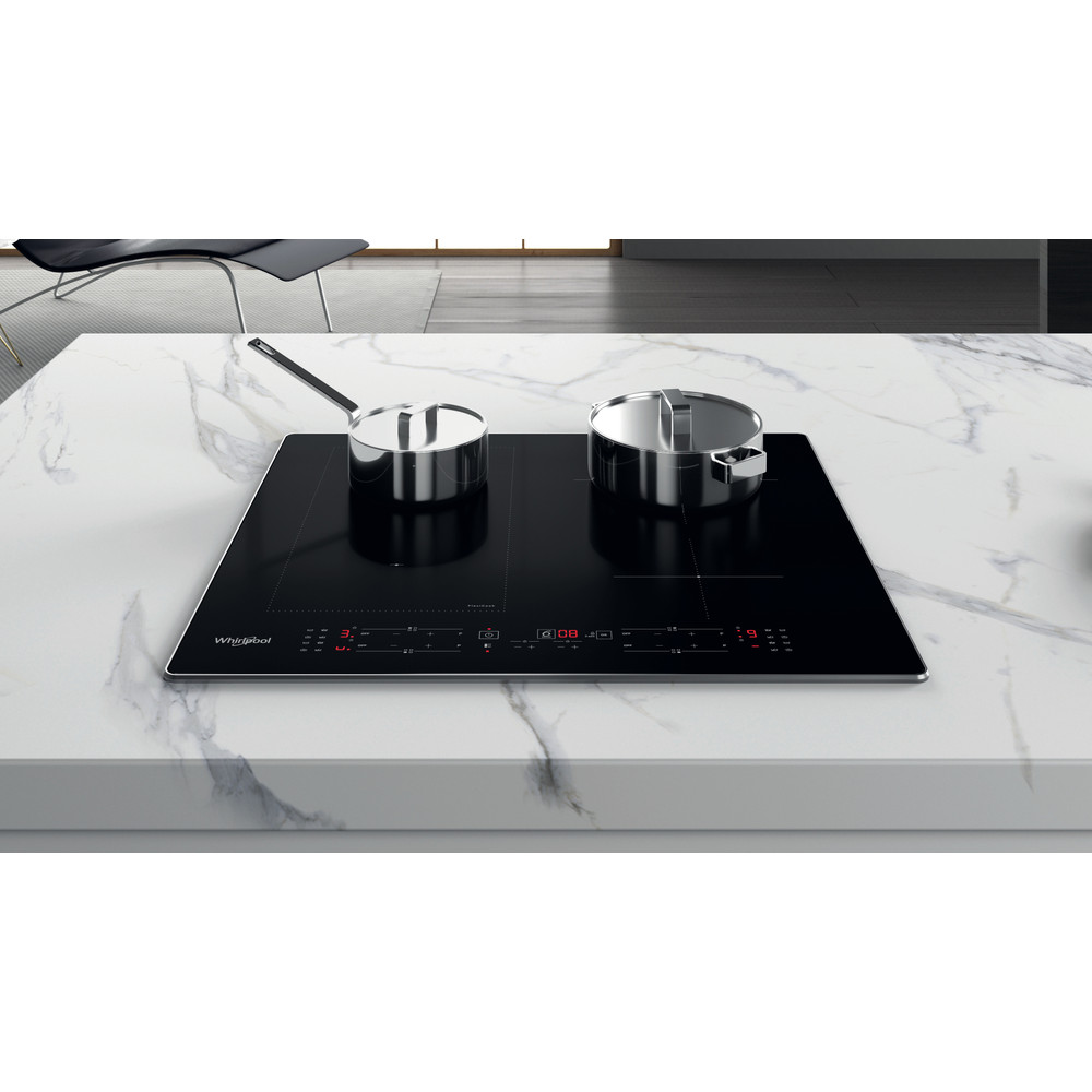 Whirlpool Ploča za kuhanje WL B5860 AL Crna Induction vitroceramic Lifestyle frontal top down